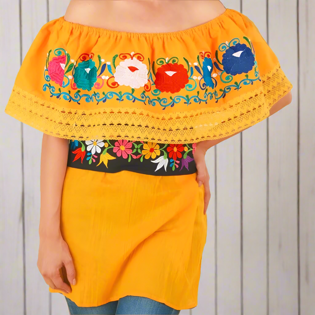 Embroidered Blouse NA-TM-77503