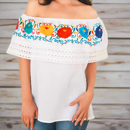 Embroidered Blouse NA-TM-77506