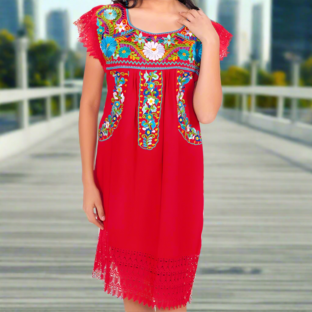 Embroidered Dress NA-TM-77138