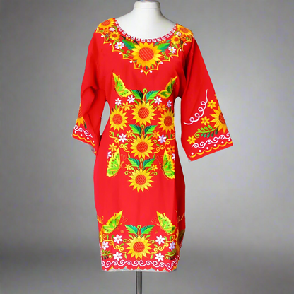 Embroidered Dress NA-TM-77373-2