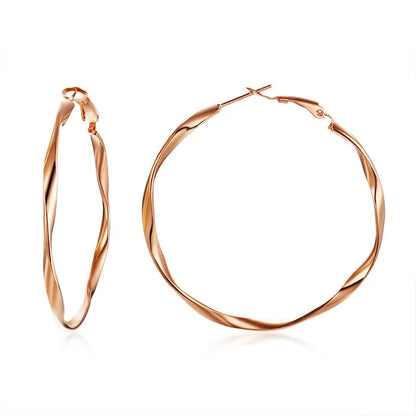 Earrings for Women Large Hoop Earing Stainless Steel Circle Earrings Female Jewelry