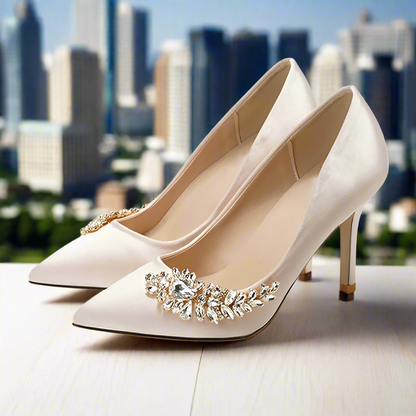 Wedding Shoes High Heels Rhinestone Nancy Alvarez Collection