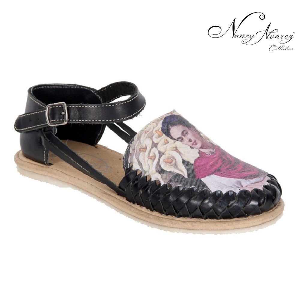 TM-35248BlackFridaKahlozapatosMexicanosdeMujerhuarachesWomensMexicanShoesNantlisTradiciondeMexico