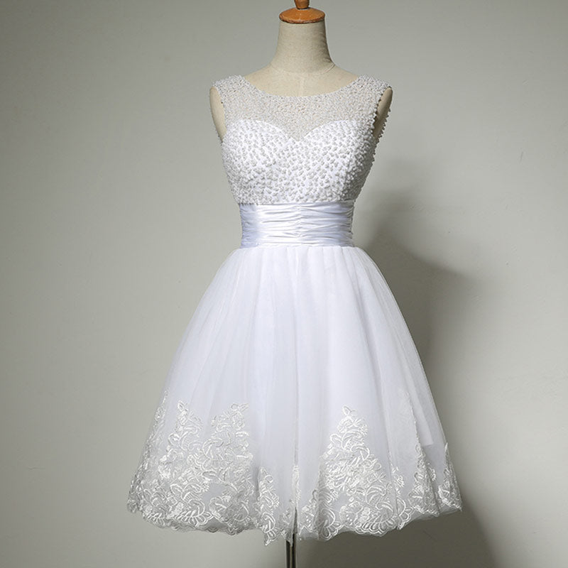 Short wedding dress sexy lace