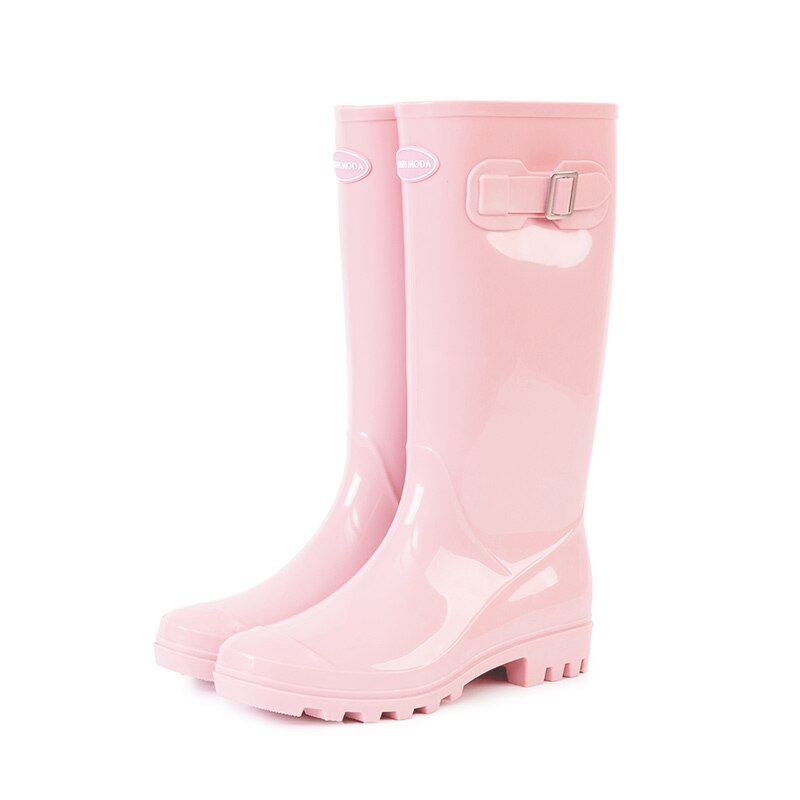 Womens pink rubber outlet boots