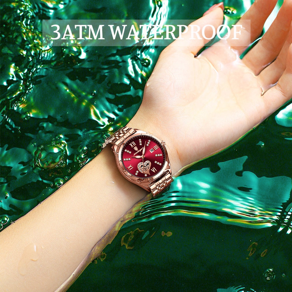 Rose Gold Womens Watch: Luxury Quartz Timepiece For Fashionable Women  Waterproof, Date, And Perfect Gift From Lang05, $13.71 | DHgate.Com